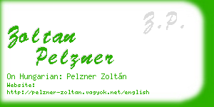 zoltan pelzner business card